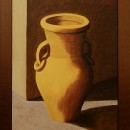 Żółty Dzban - olej na płótnie, 46x33 cm